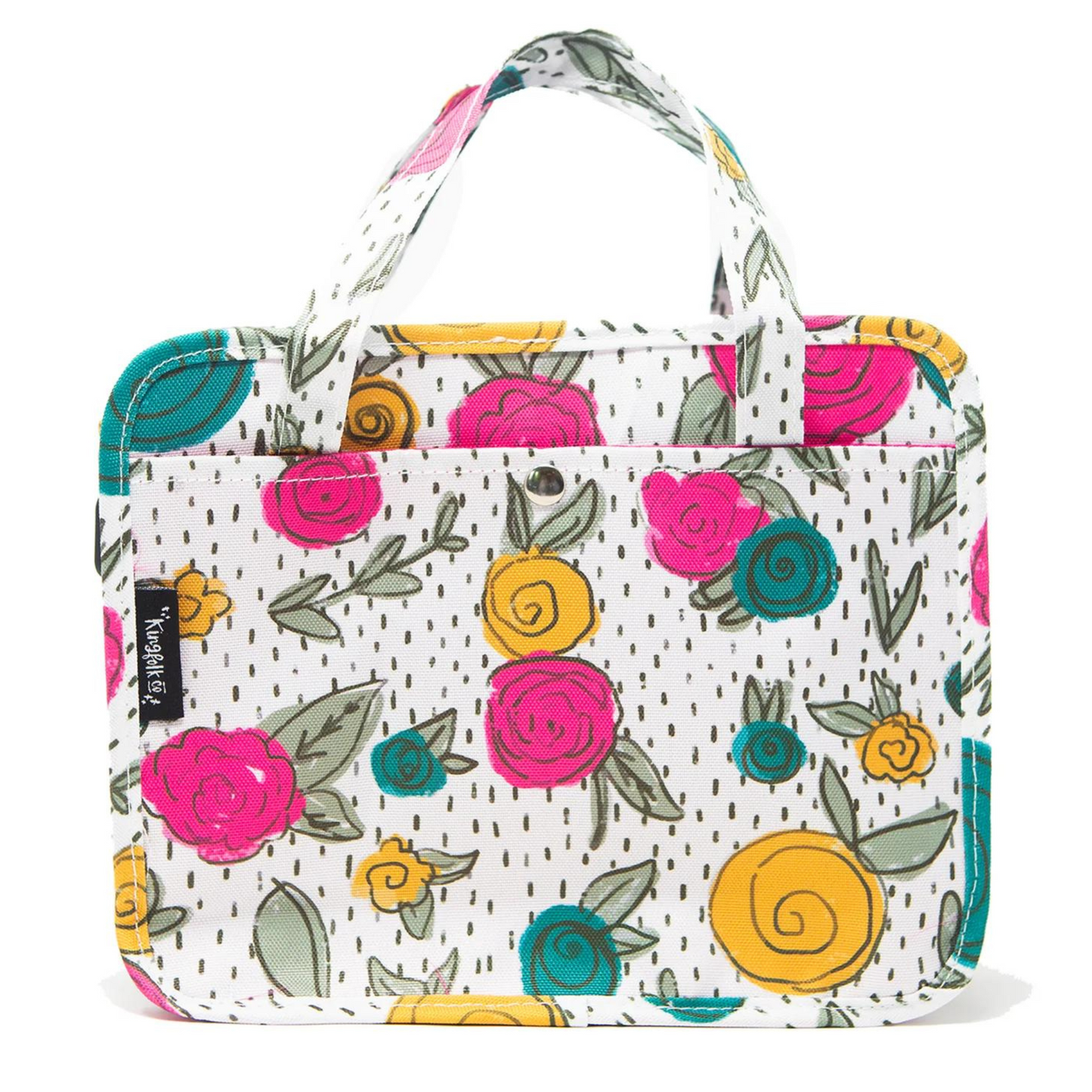 Church floral Bible bag