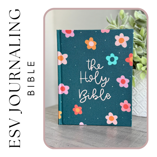 ESV Journaling Bible: Retro Daisy