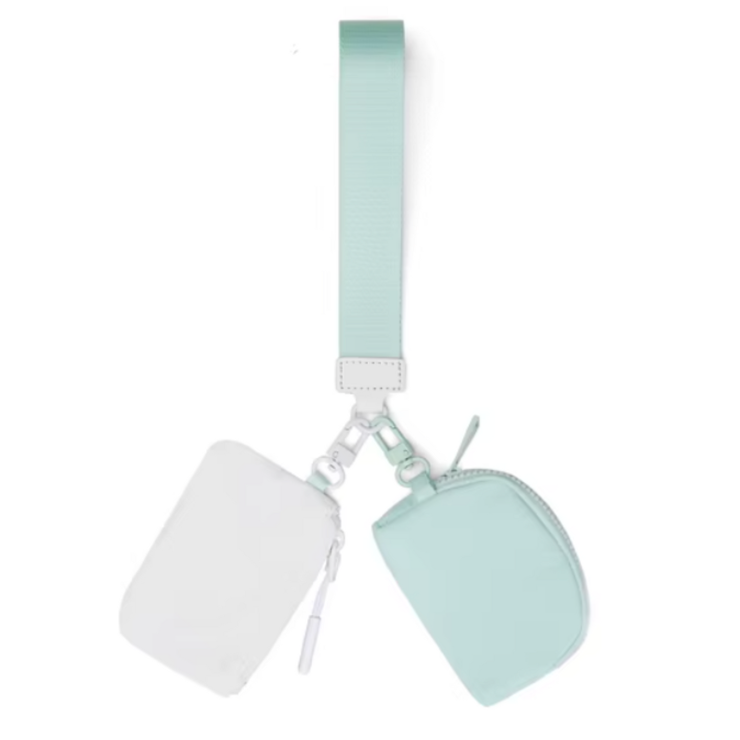 Clippable Dual Pouch Wristlet