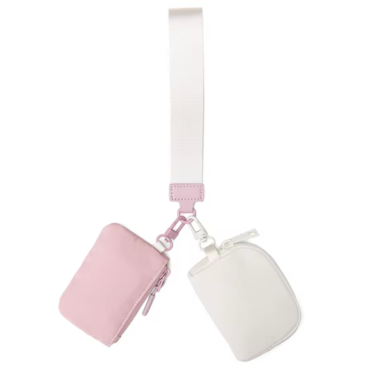 Clippable Dual Pouch Wristlet