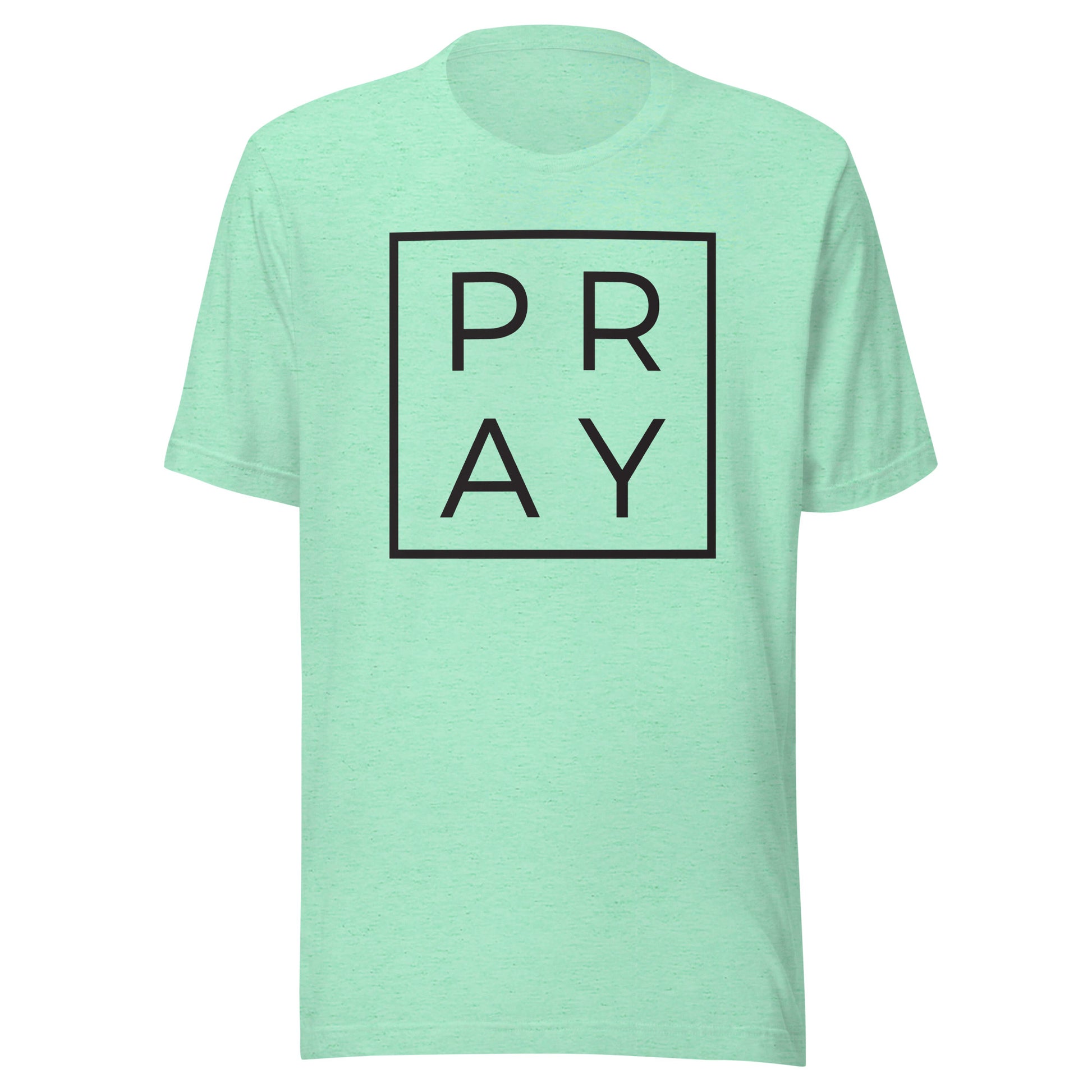 Spark Conversations of Faith with the Beautiful "Pray" Design - Bella Canvas T-Shirt