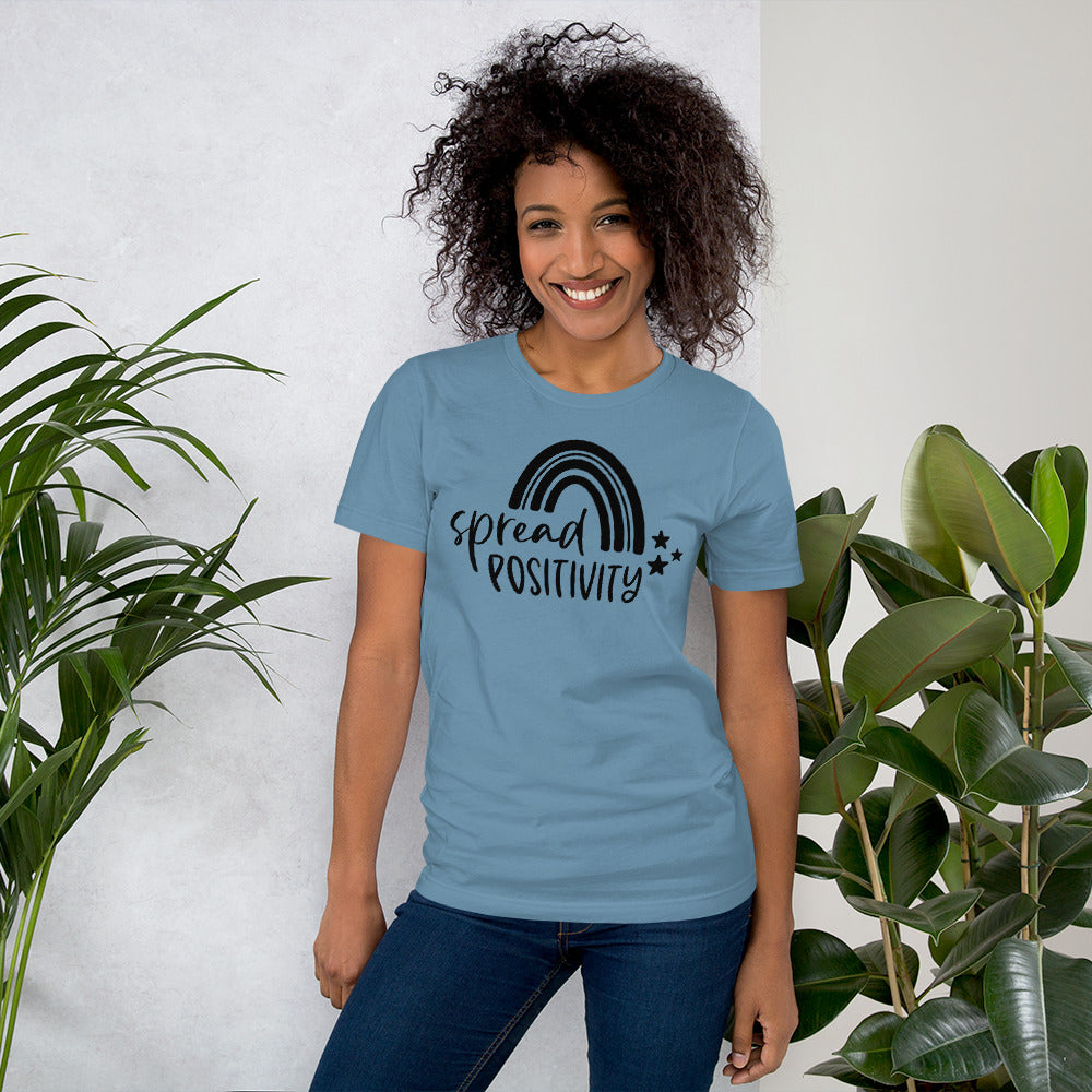 "Spread Positivity" Tee: A Stylish Reminder to Be a Beacon of Light and Encouragement