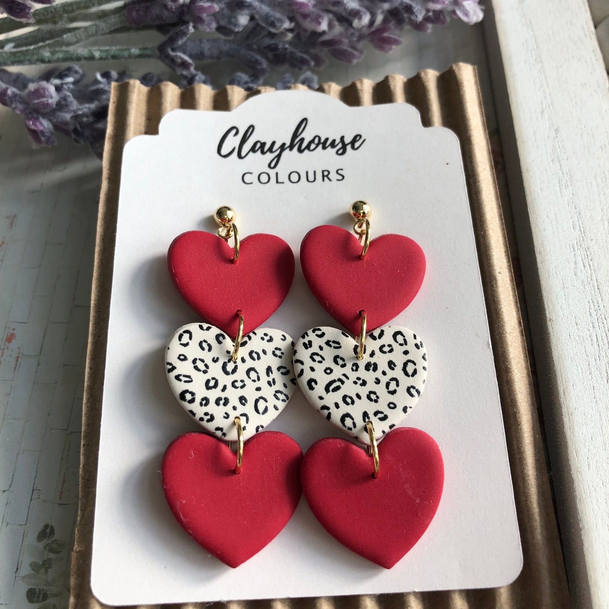 Valentines, Cascading Heart Earrings. Valentines Earrings, Heart Earrings 